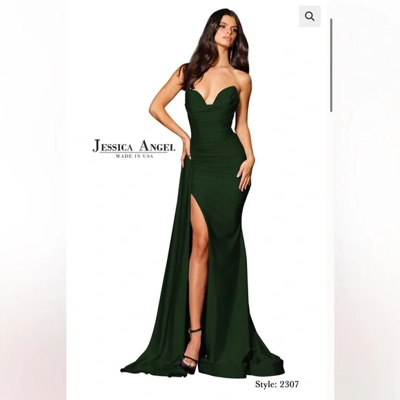 Jessica Angel | Dresses | Jessica Angel Bridesmaid Prom Dress Style Number  Ja237 Olive Xs | Poshmark